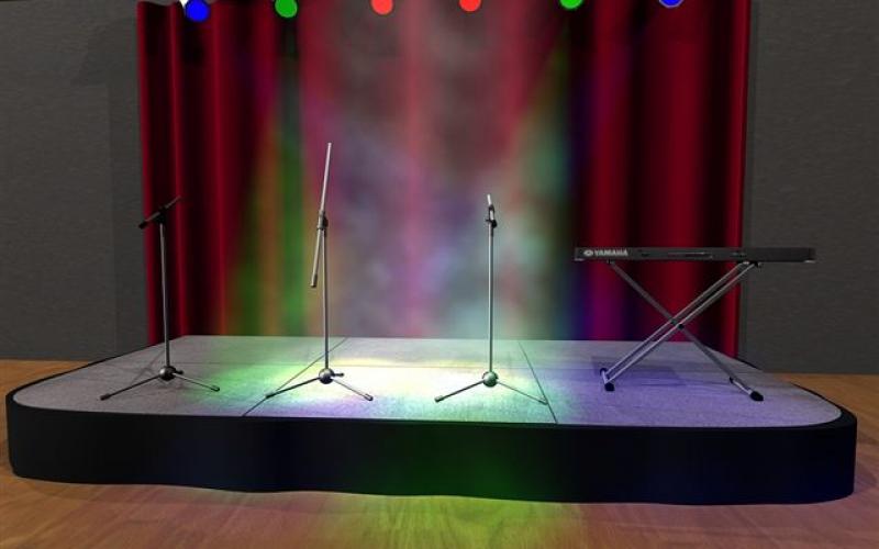 Fondos de Escenario, Estructuras, Podios, Gradas